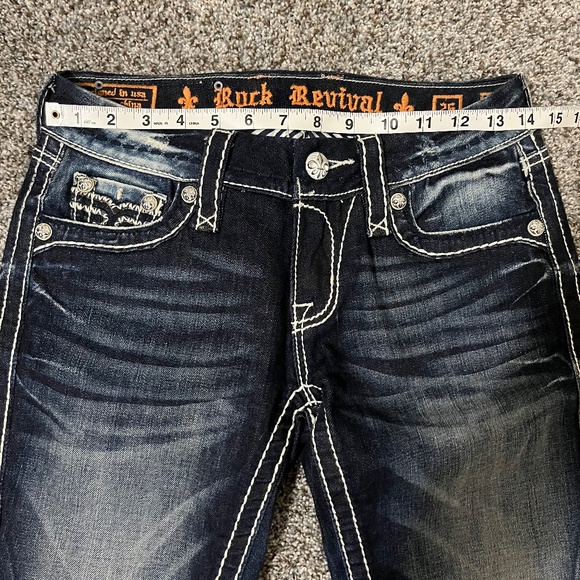 JUST IN! - Rock Revival Women's Jeans Size 26, Bootcut - Picture 13 of 16